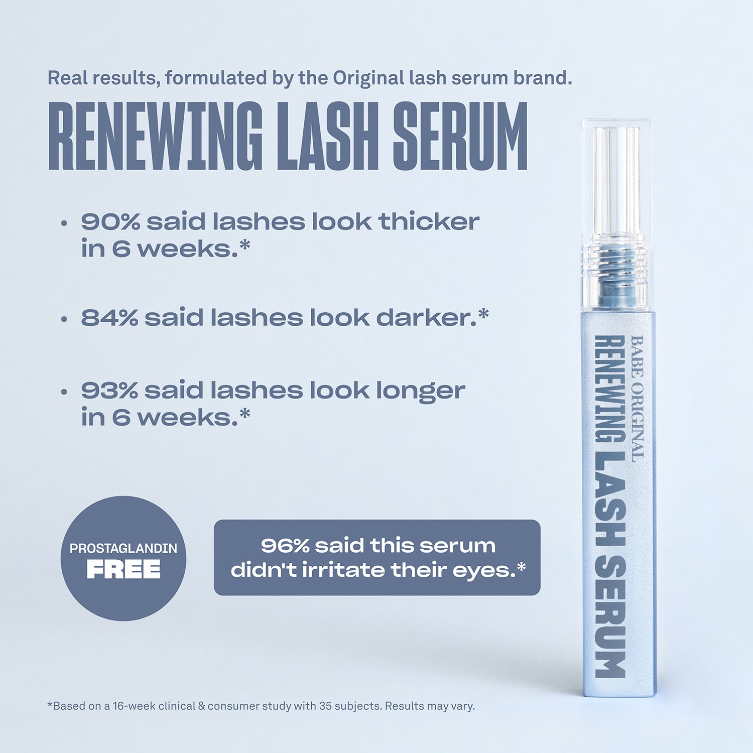 Babe Original Renewing Lash Serum (4 Month Supply) 6ml