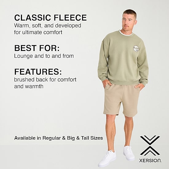 Xersion Fleece Mens 7" Workout Shorts