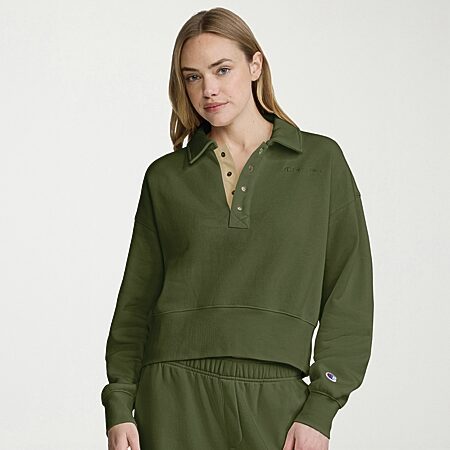 Champion Womens Long Sleeve Embroidered Sweatshirt - JCPenney