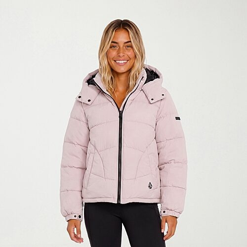 Volcom Winter Warmth Womens Heavyweight Jacket In Purple