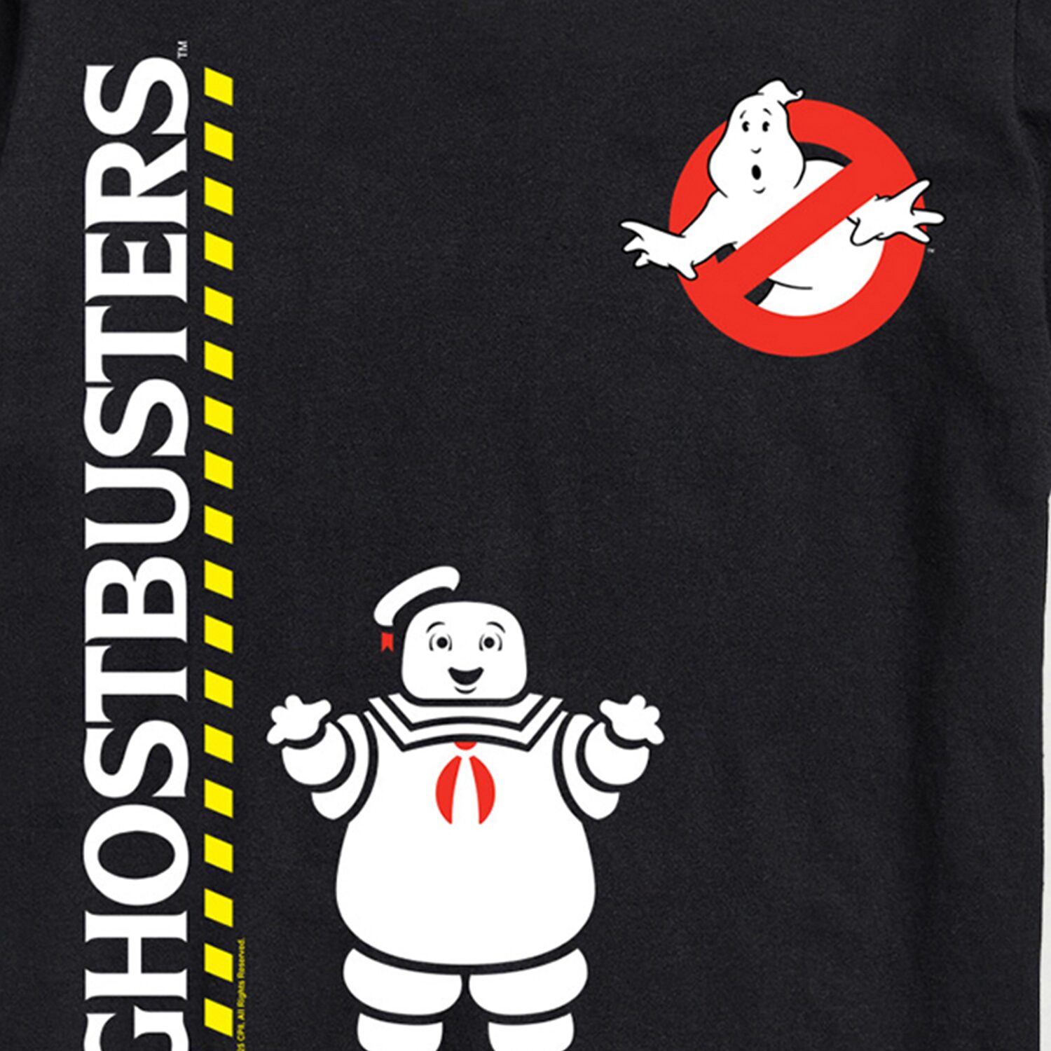 Stay Puft Marshmallow Man Mens Crew Neck Short Sleeve Regular Fit Ghostbusters Graphic T-Shirt
