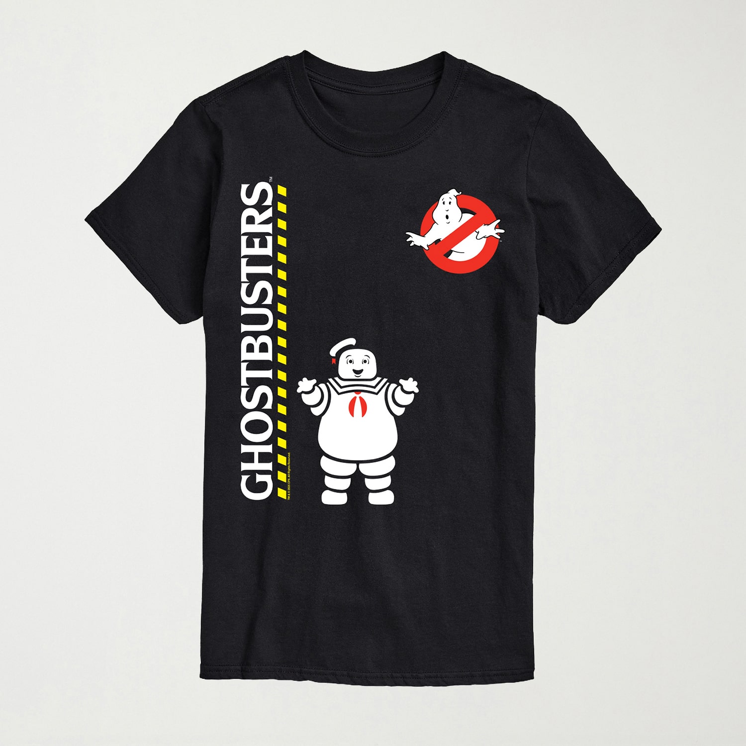 Stay Puft Marshmallow Man Mens Crew Neck Short Sleeve Regular Fit Ghostbusters Graphic T-Shirt