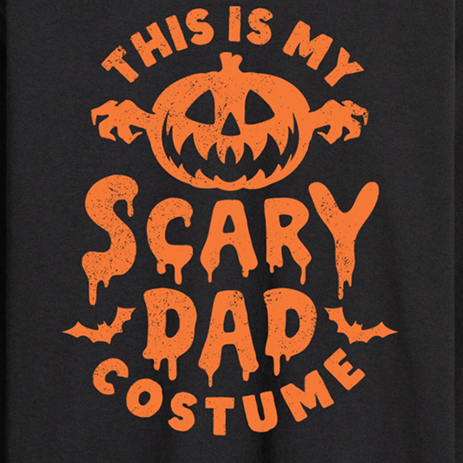 This Is My Scary Dad Costume Mens Crew Neck Long Sleeve Regular Fit Graphic T-Shirt
