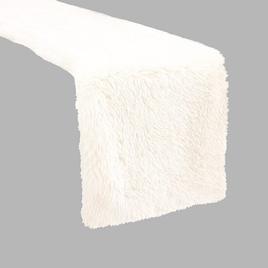 North Pole Trading Co. Cozy Fur Table Runner