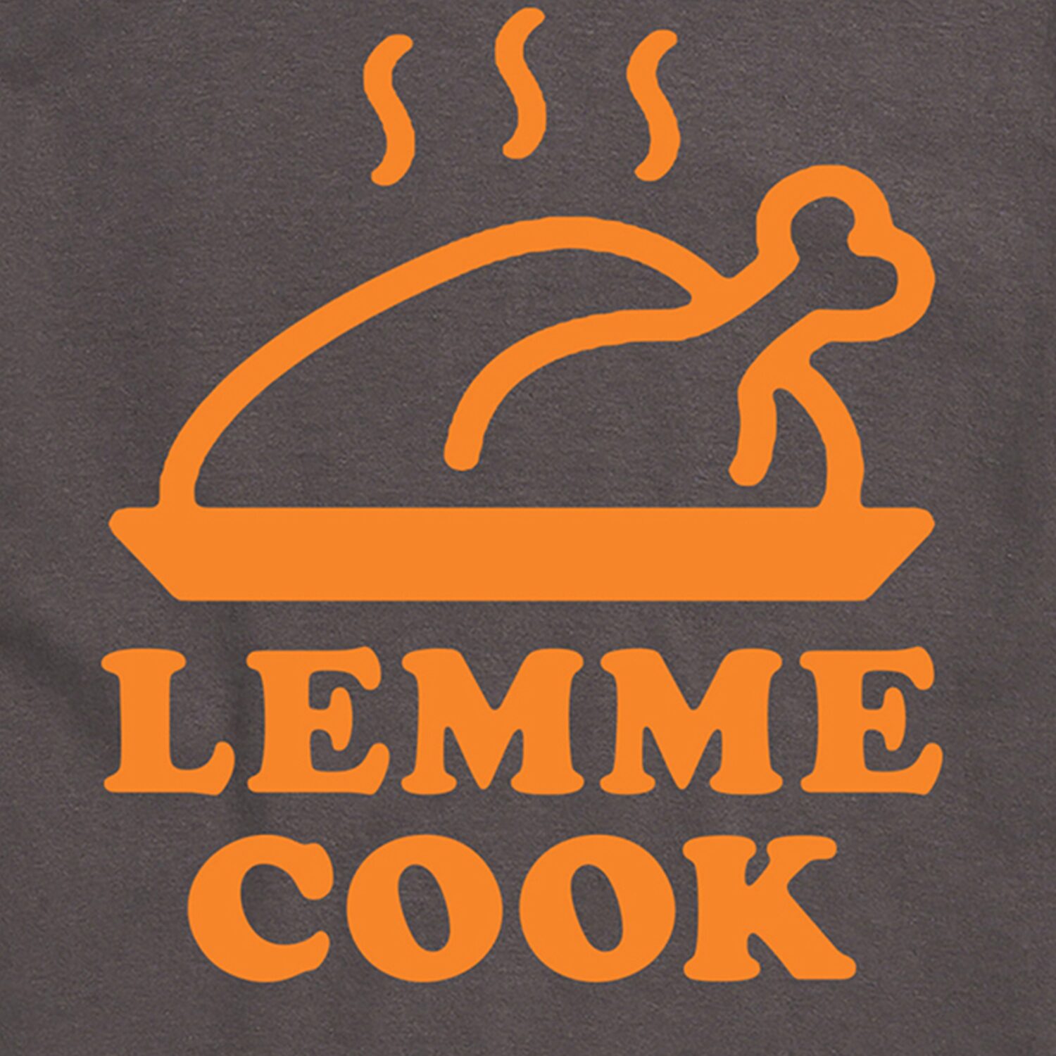 Lemme Cook Thanksgiving Turkey Mens Crew Neck Short Sleeve Regular Fit Graphic T-Shirt