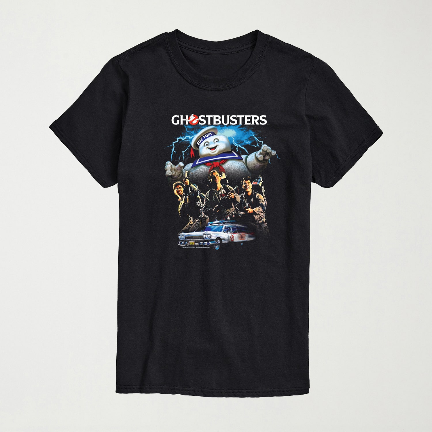 Ghostbusters Group Mens Crew Neck Short Sleeve Regular Fit Graphic T-Shirt
