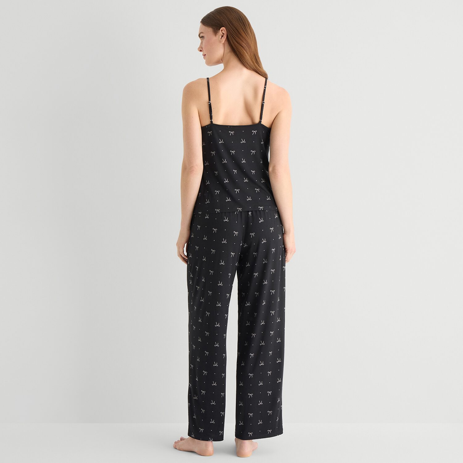Ambrielle Womens V-Neck Sleeveless 2-pc. Pajama Set