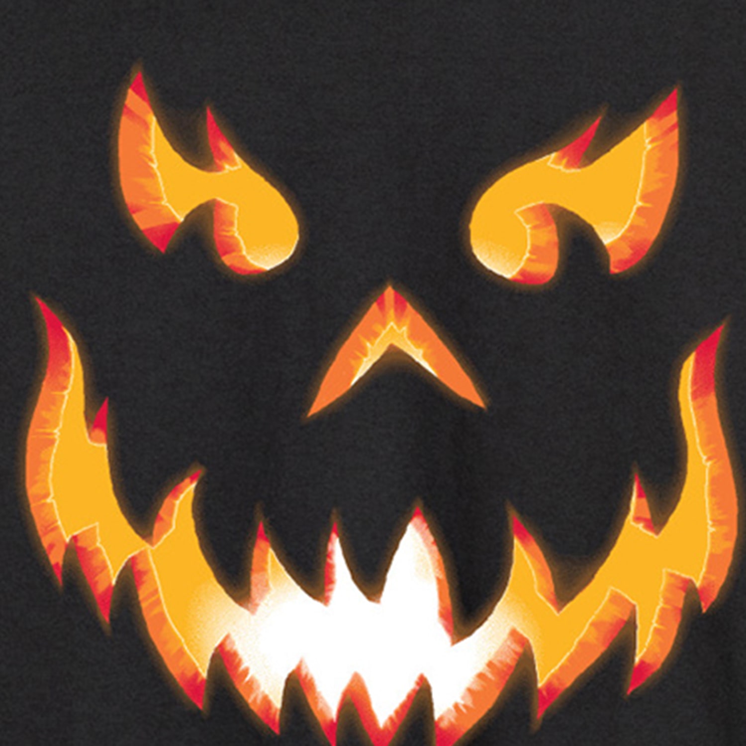 Mean Jack-O-Lantern Mens Crew Neck Long Sleeve Regular Fit Graphic T-Shirt