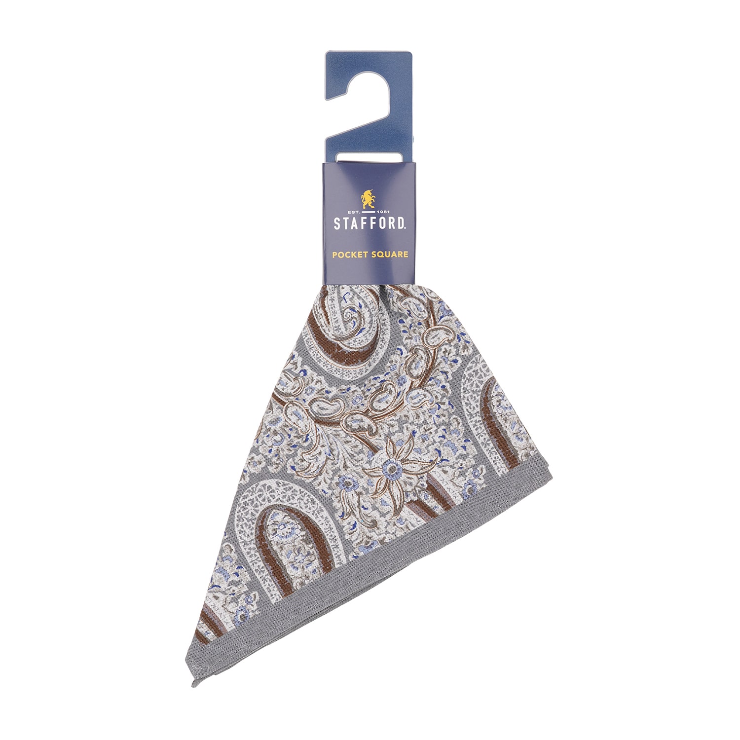 Stafford Paisley Pocket Square