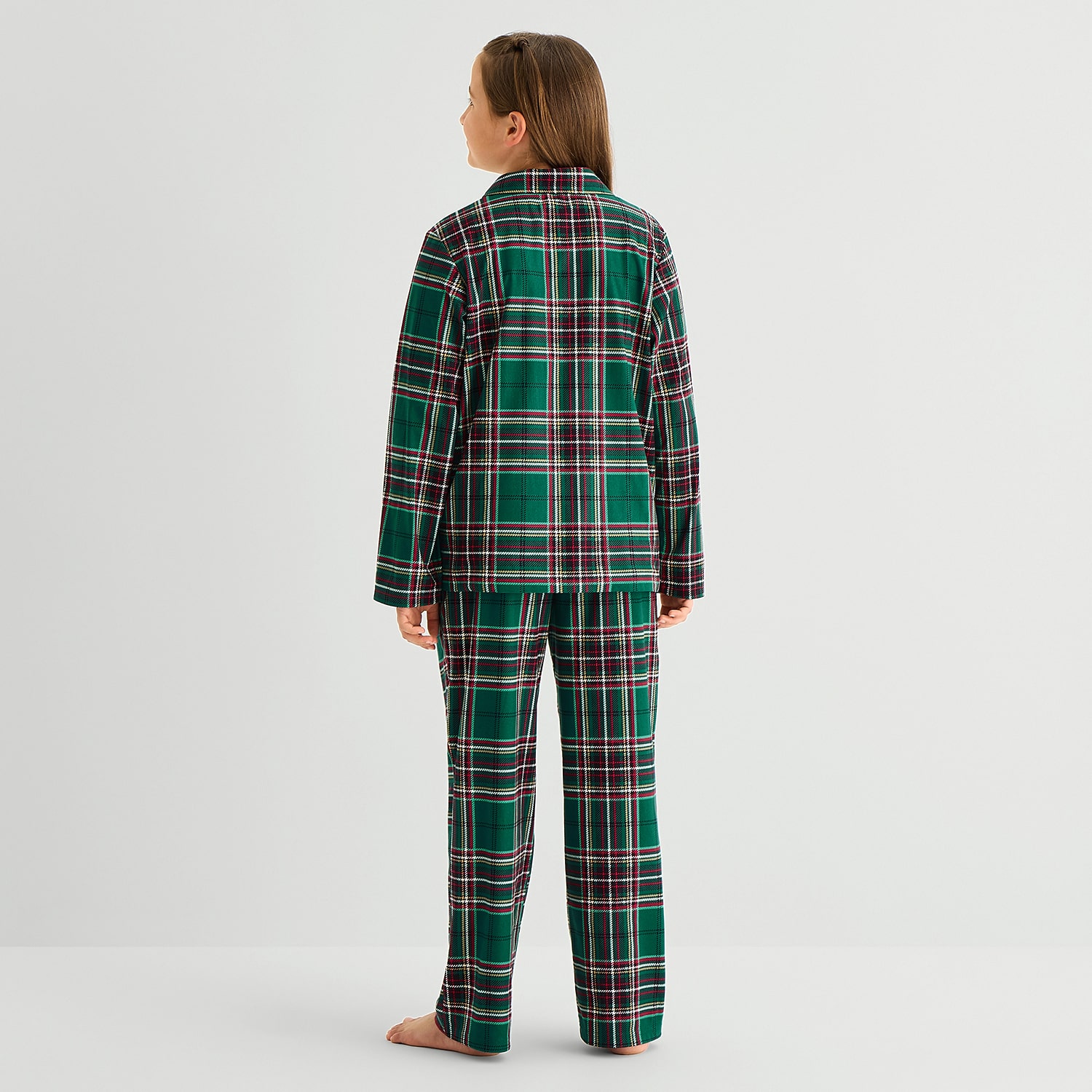 North Pole Trading Co. Little & Big Kid Unisex Fleece Long Sleeve 2-pc. Matching Family Husky Pajama Set
