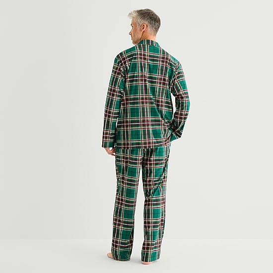 North Pole Trading Co. Mens Fleece Long Sleeve 2-pc. Big and Tall Pajama Set