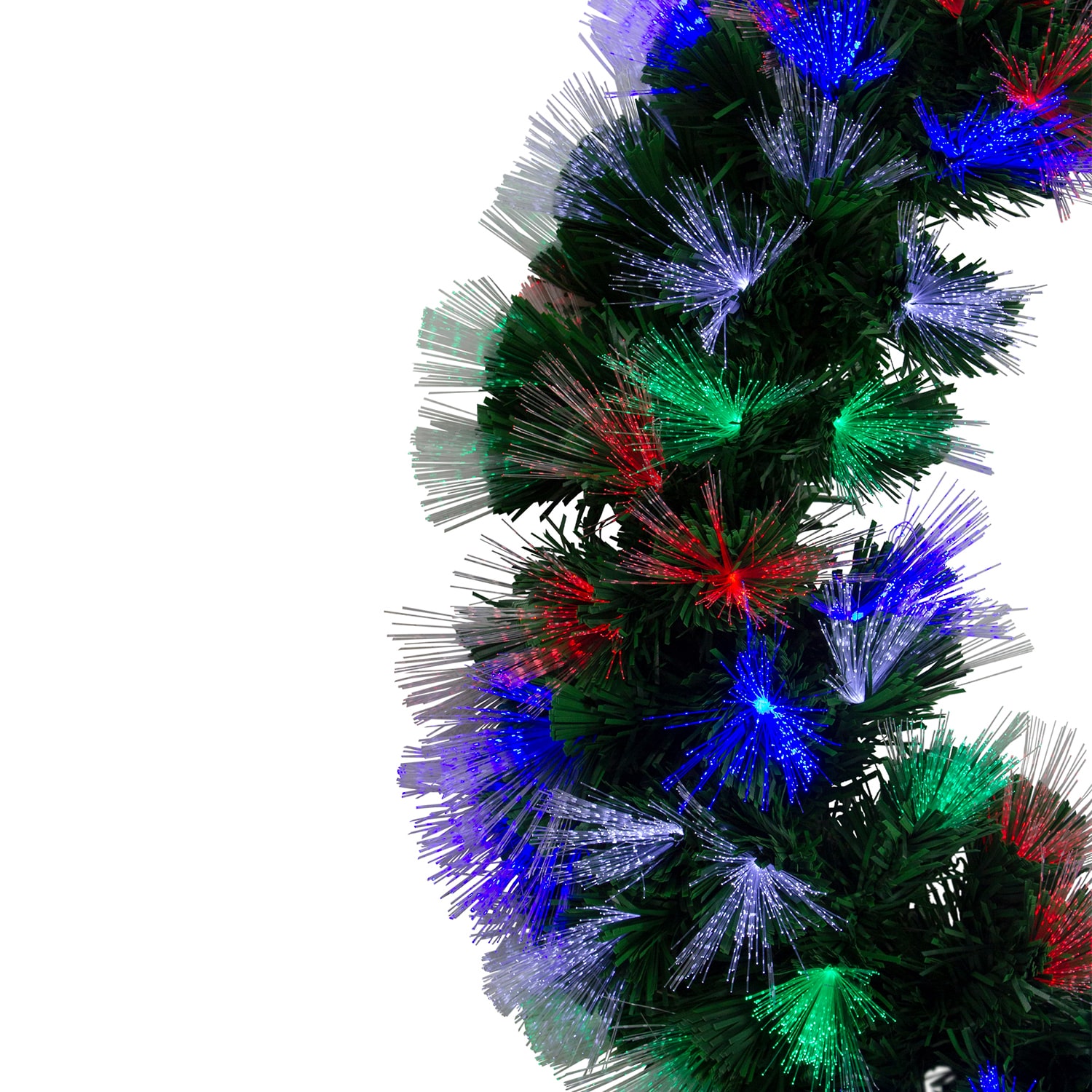 Northlight 24" Multi Function Fiber Optic Artificial Pine Pre-Lit Wreath