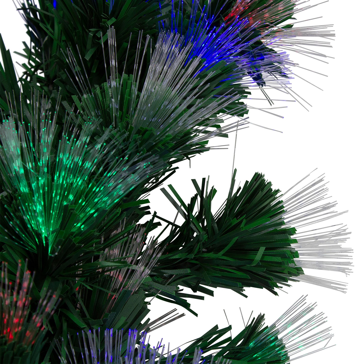 Northlight 24" Multi Function Fiber Optic Artificial Pine Pre-Lit Wreath