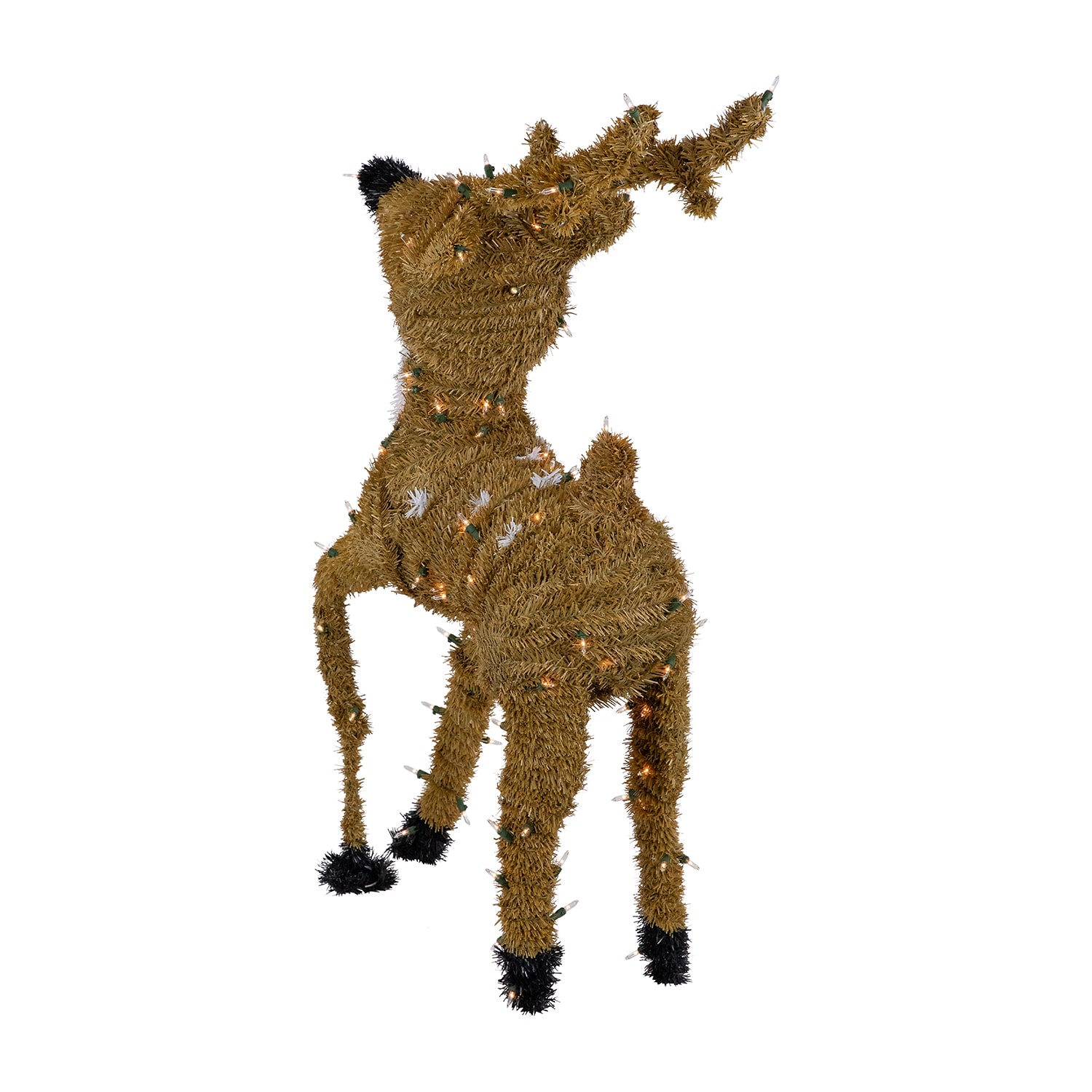 Northlight Pre Lit Prancing Reindeer With Spots Outdoor Christmas Yard Art