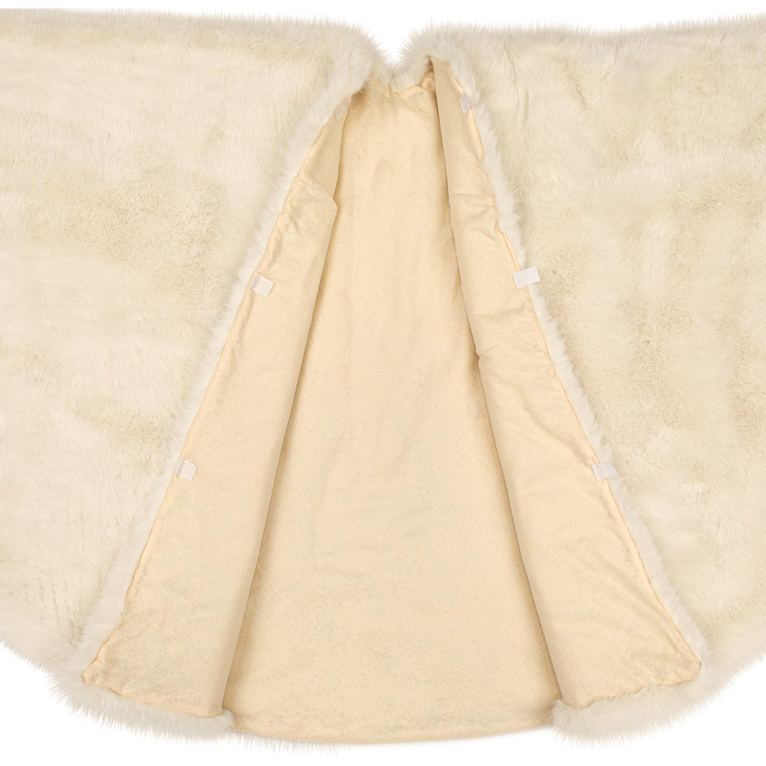 Northlight 84" Faux Fur Round Indoor Tree Skirt