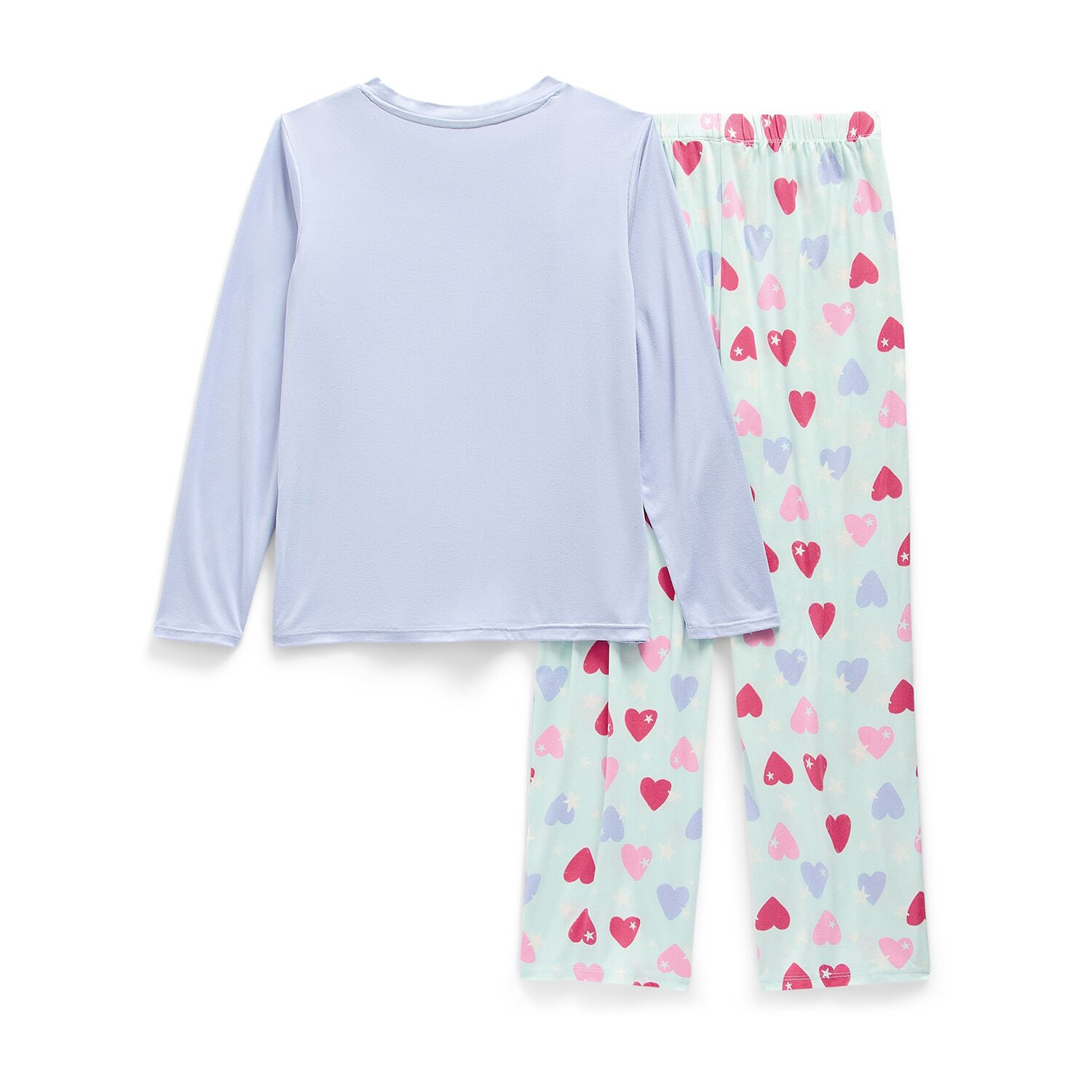 Jaclyn Na Girls Crew Neck Long Sleeve 2-pc. Pajama Set