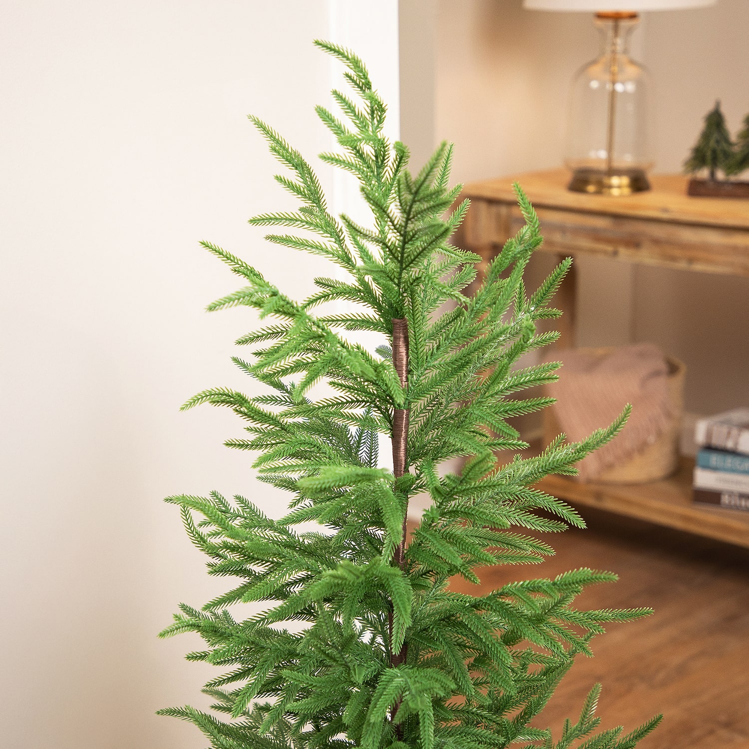 Northlight Medium Norfolk Artificial 4 Foot Potted Pine Christmas Tree