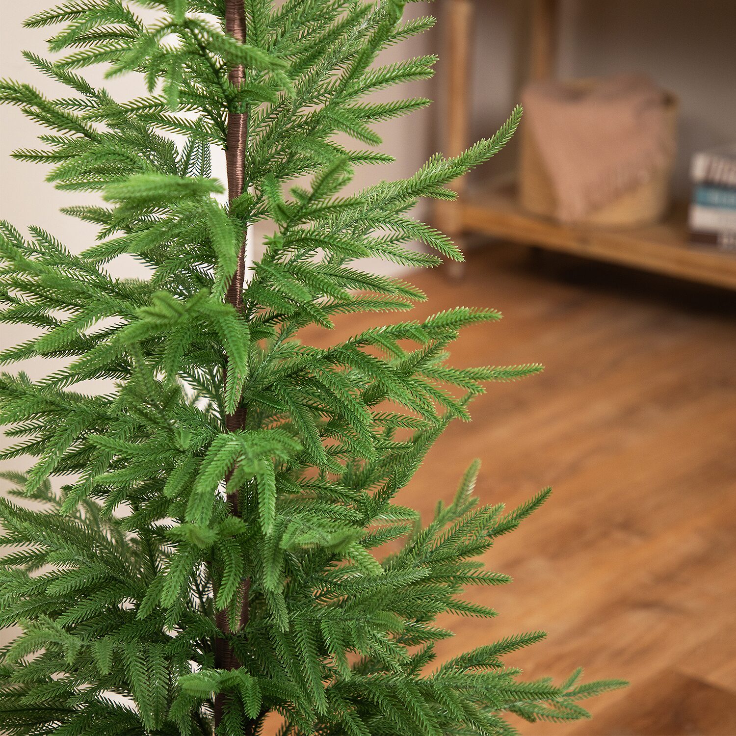 Northlight Medium Norfolk Artificial 4 Foot Potted Pine Christmas Tree