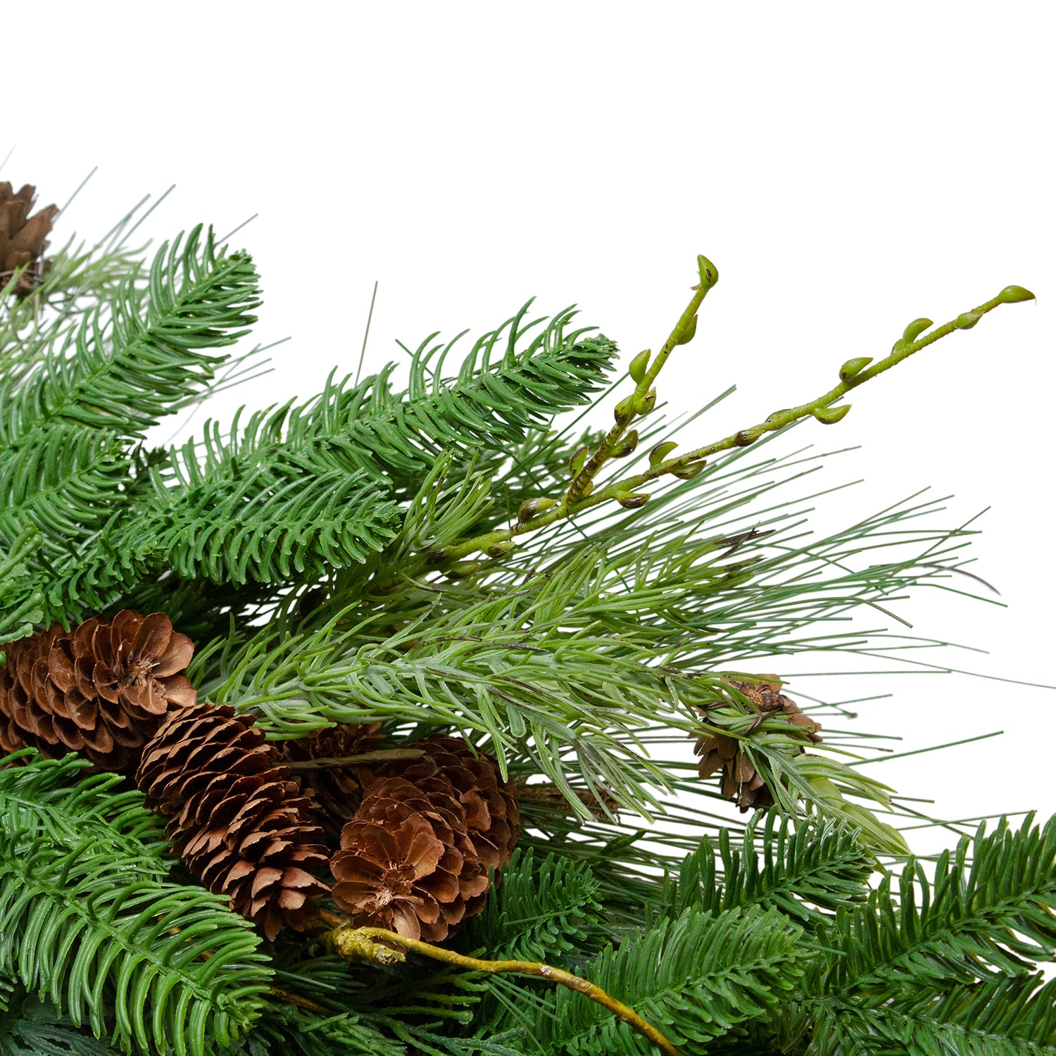 Northlight 32" Pine Cone And Cedar Artificial Wreath