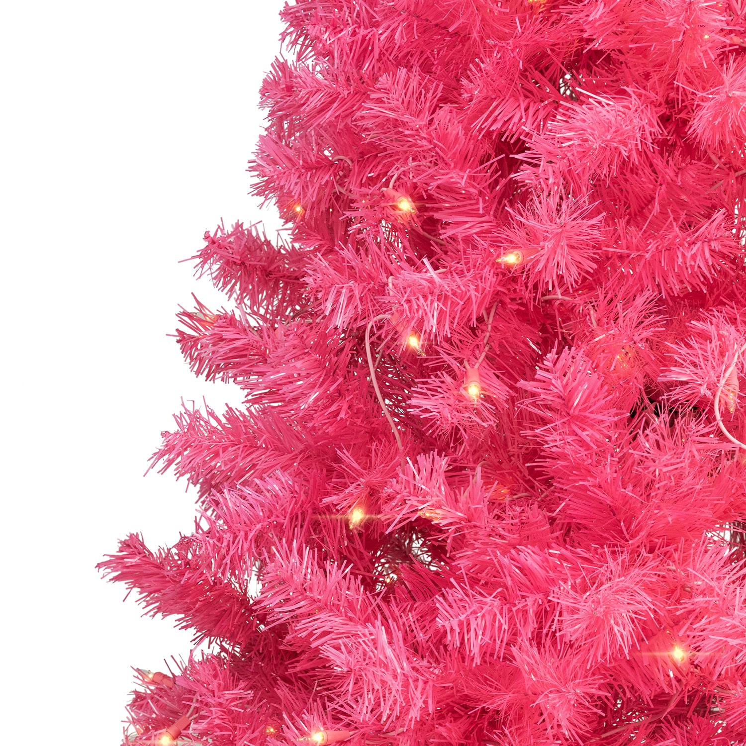 Northlight 7ft Pre Lit Artificial Tinsel Lights 7 Foot Pre-Lit Christmas Tree