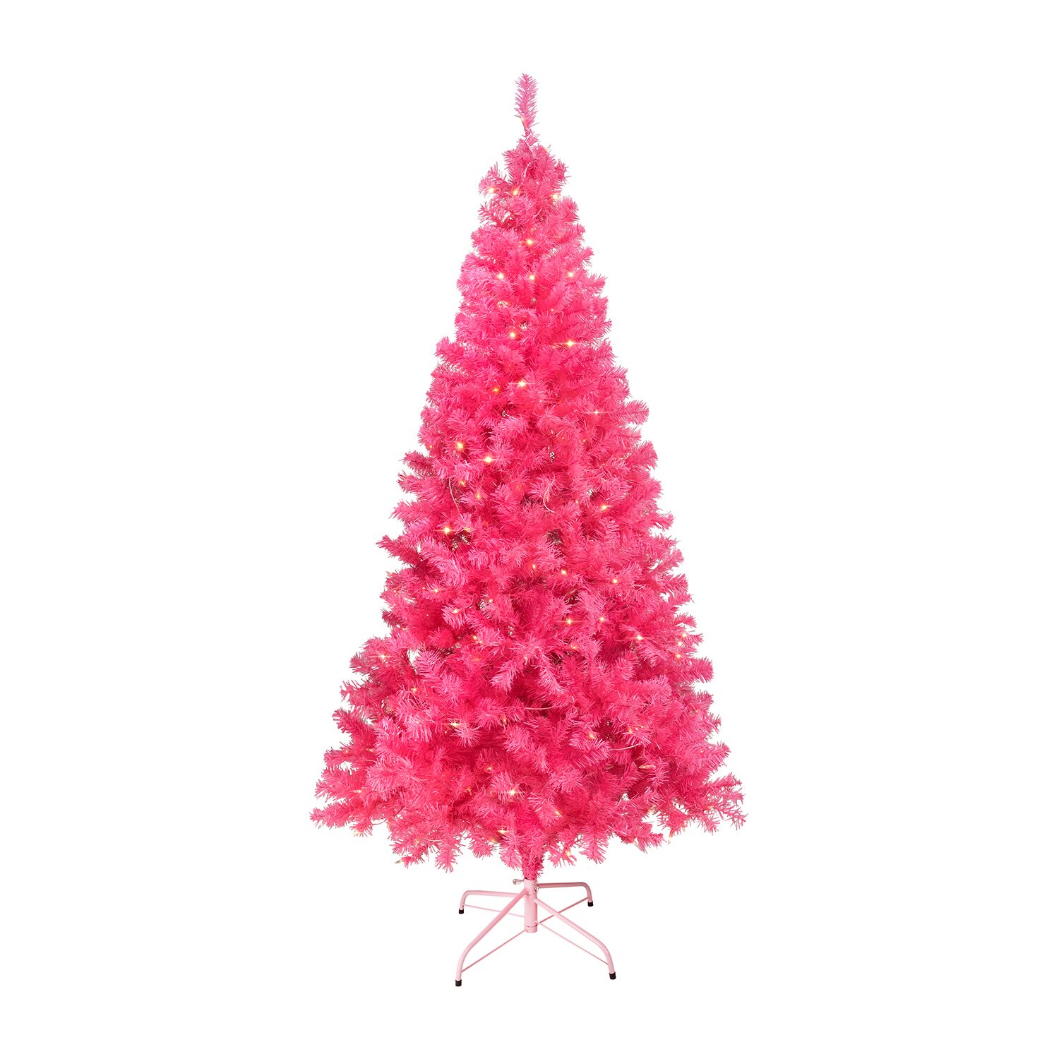 Northlight 7ft Pre Lit Artificial Tinsel Lights 7 Foot Pre-Lit Christmas Tree
