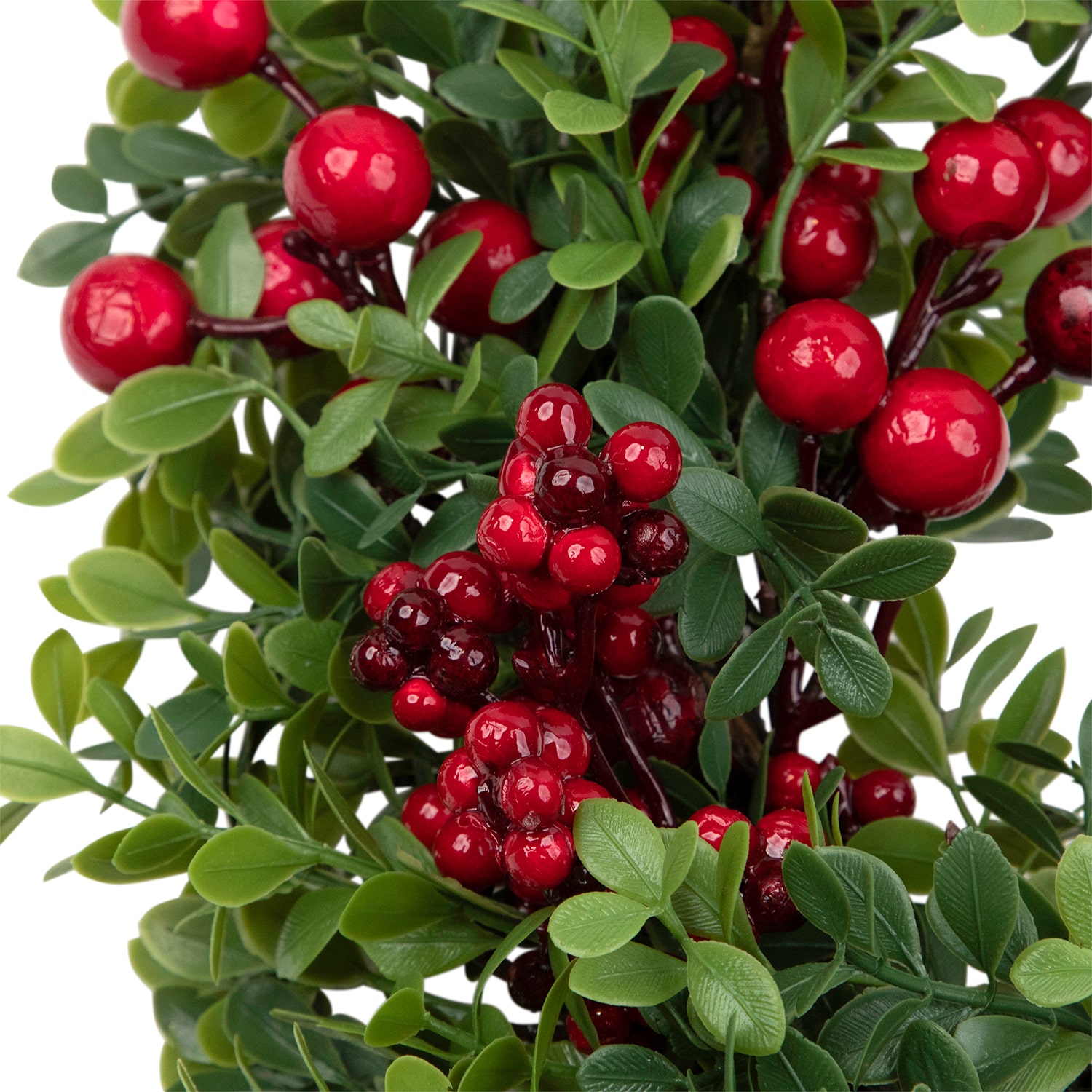 Northlight 20" Berry And Boxwood Small Artificial Wreath