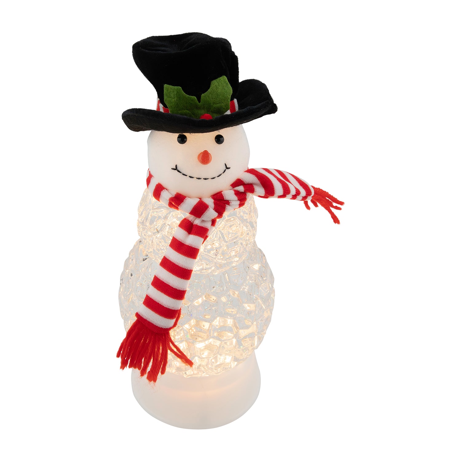 Northlight 12" Led Lighted Musical And Snow Swirling Snowman Christmas Snow Globe