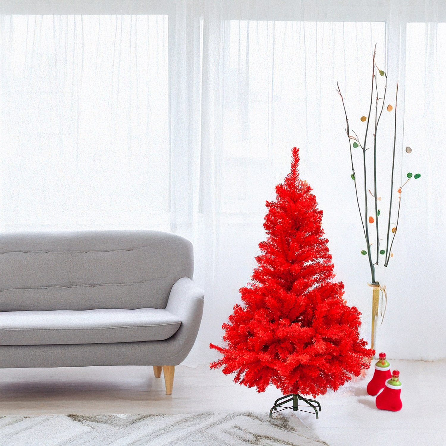 Northlight Full Pine Artificial 4 Foot Pine Christmas Tree