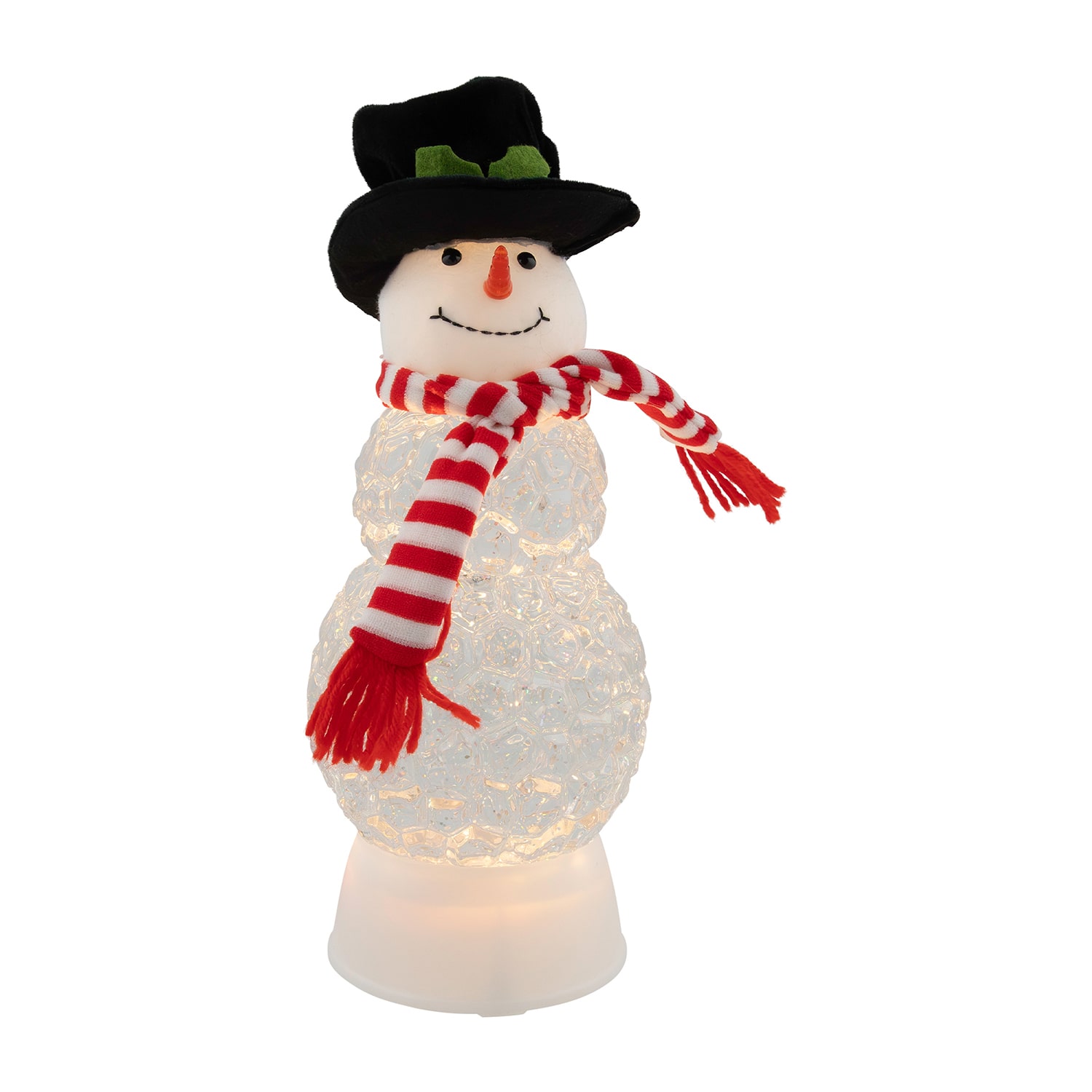 Northlight 12" Led Lighted Musical And Snow Swirling Snowman Christmas Snow Globe