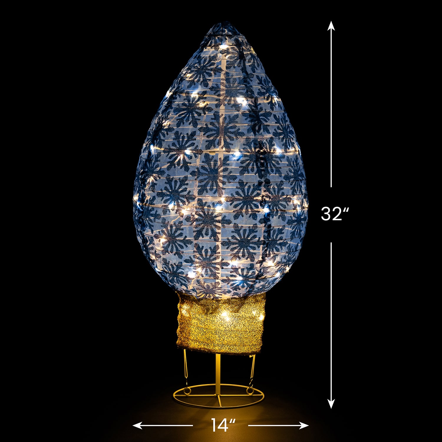 Northlight 32" Led Lighted Retro Light Bulb Outdoor Christmas Yard Art