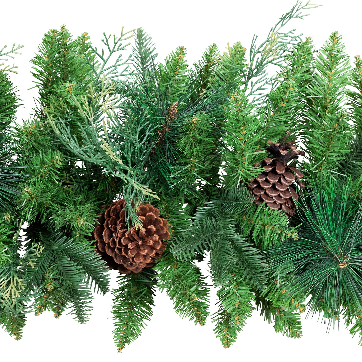 Northlight 10ft Pine And Cedar Artificial With Pinecones Christmas Outdoor Garland