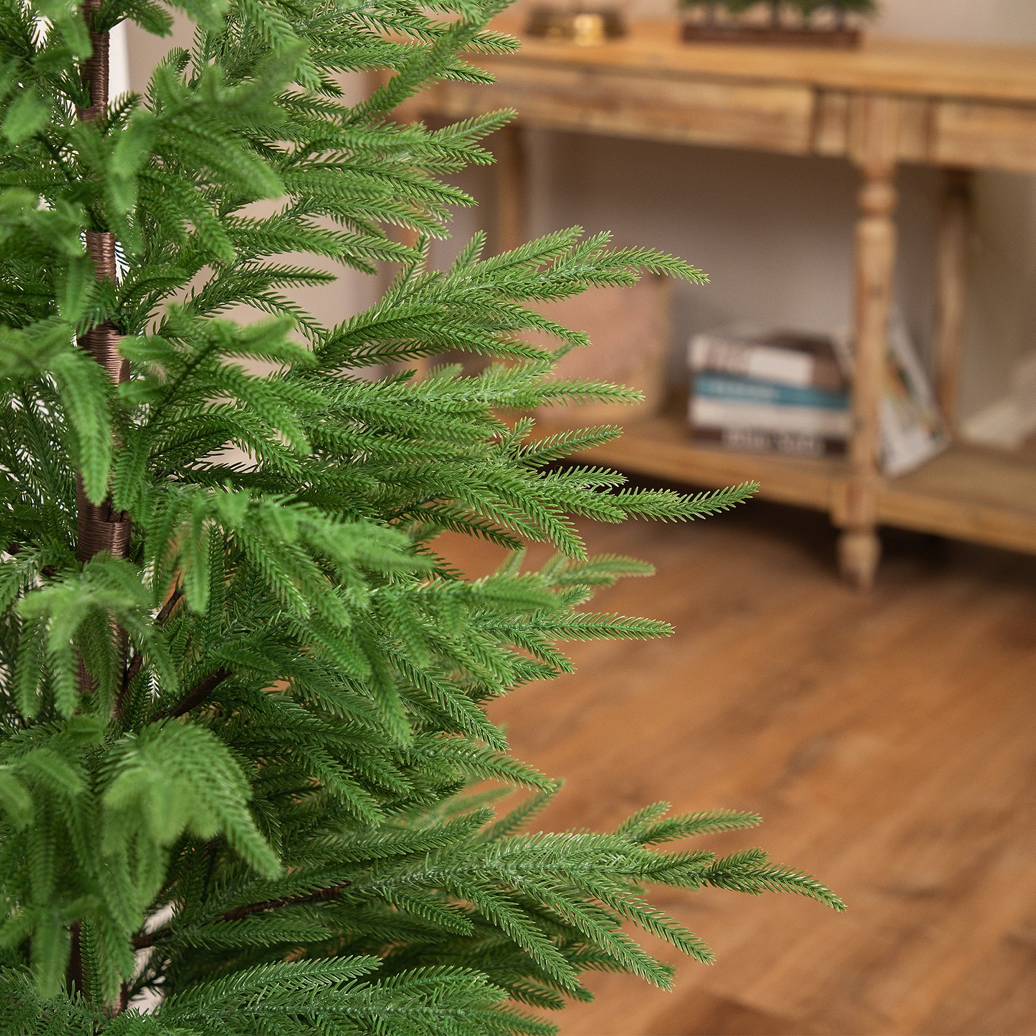 Northlight Medium Norfolk Pine Artificial Potted 6 Foot Potted Pine Christmas Tree
