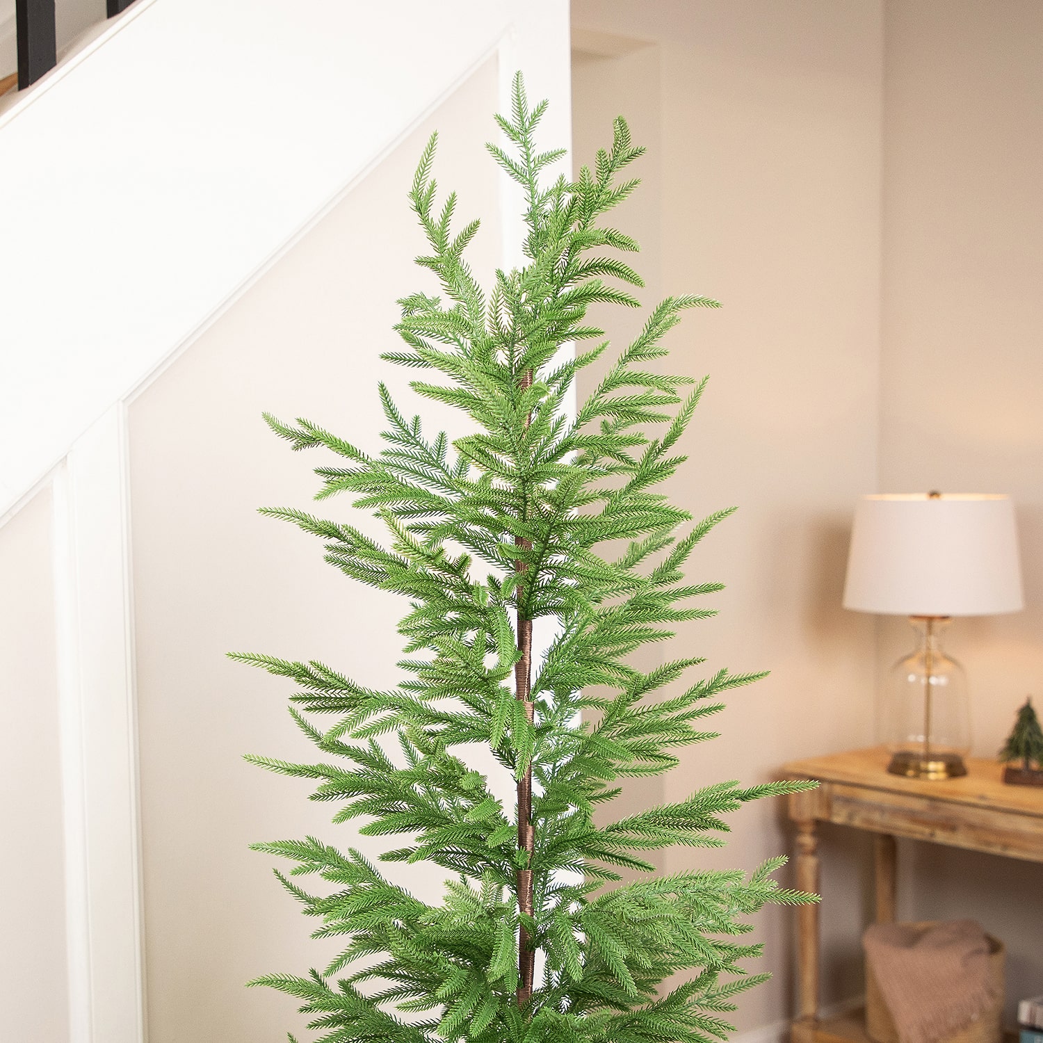 Northlight Medium Norfolk Pine Artificial Potted 6 Foot Potted Pine Christmas Tree