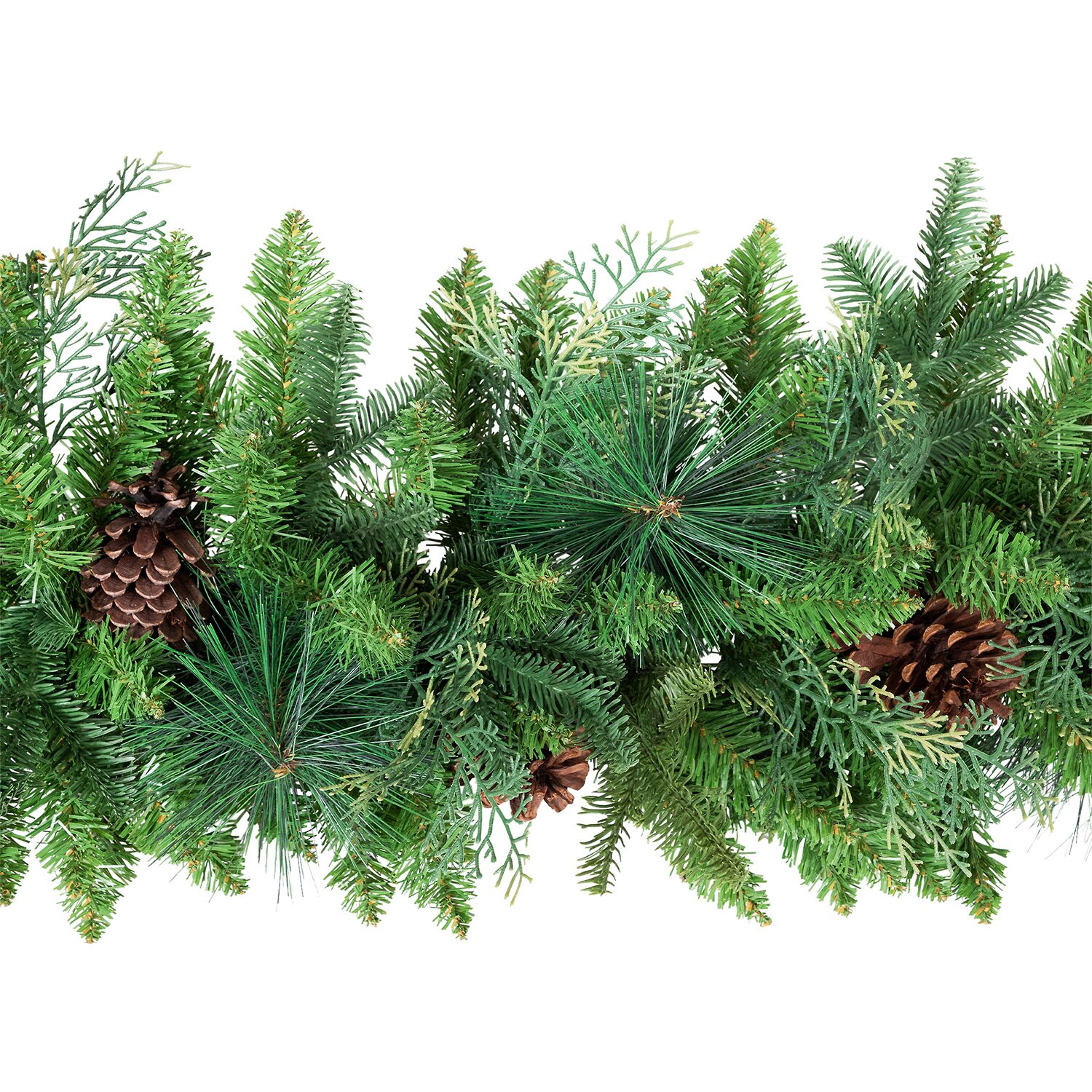 Northlight 10ft Pine And Cedar Artificial With Pinecones Christmas Outdoor Garland