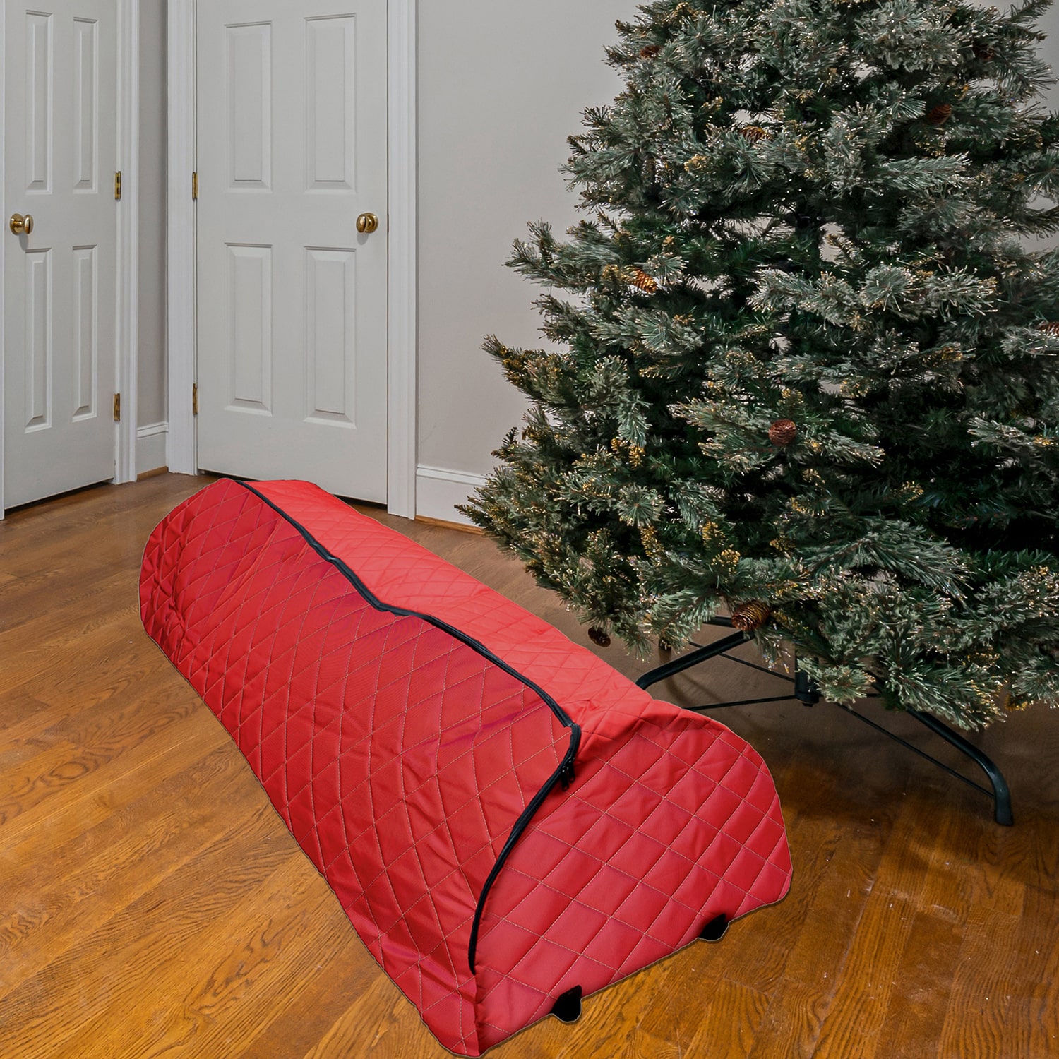 Northlight 12ft Quilted Rolling Tree Storage Bag For Trees Up To 12ft Storage Bag