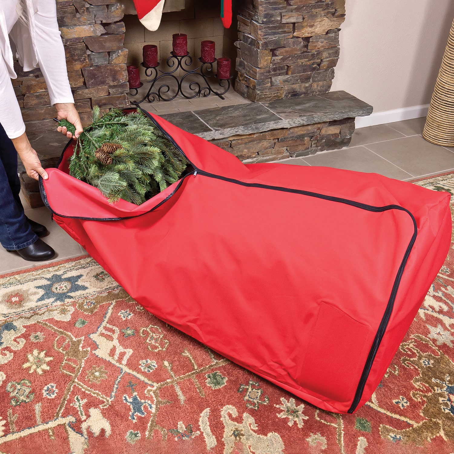 Northlight 12ft Rolling Tree Storage Bag For Trees Up To 12ft Storage Bag