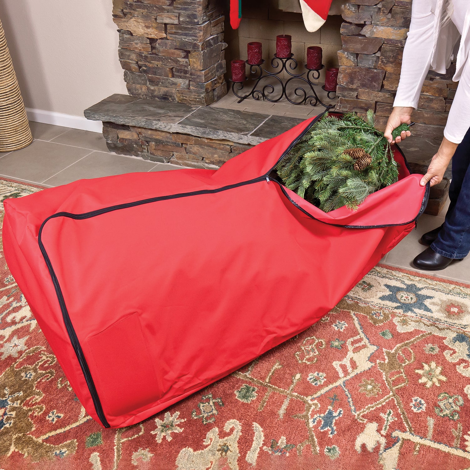 Northlight 12ft Rolling Tree Storage Bag For Trees Up To 12ft Storage Bag