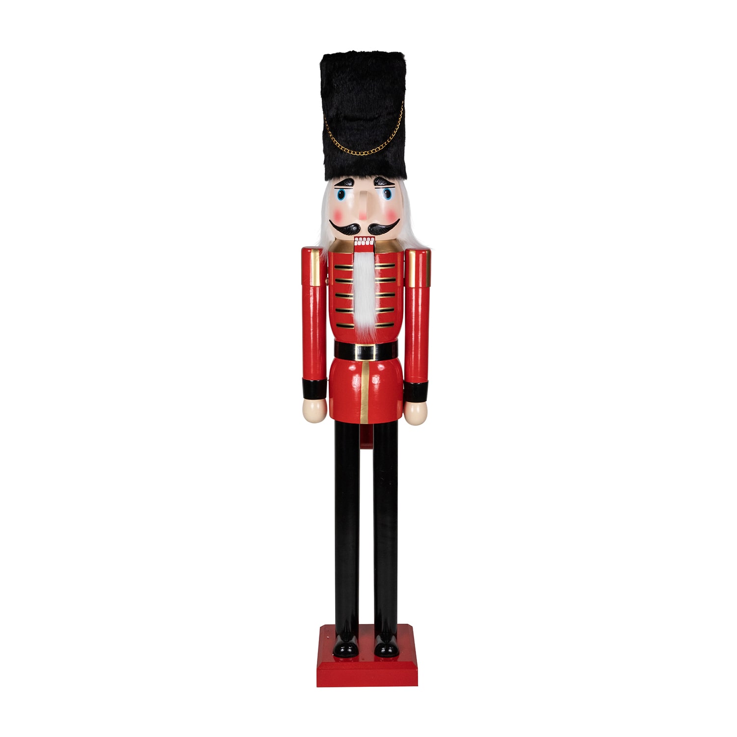 Northlight 6ft Giant Commercial Size Soldier Wood Christmas Nutcracker