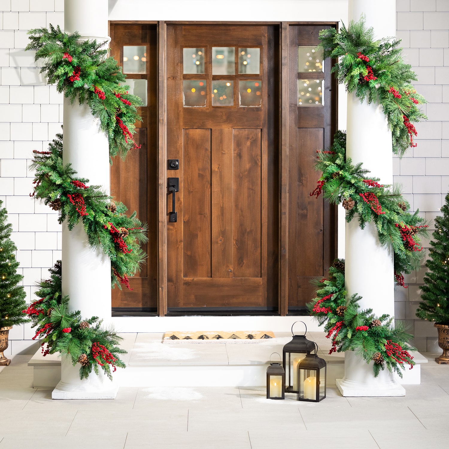 Northlight 10ft Cypress And Cedar Artificial Christmas Outdoor Garland