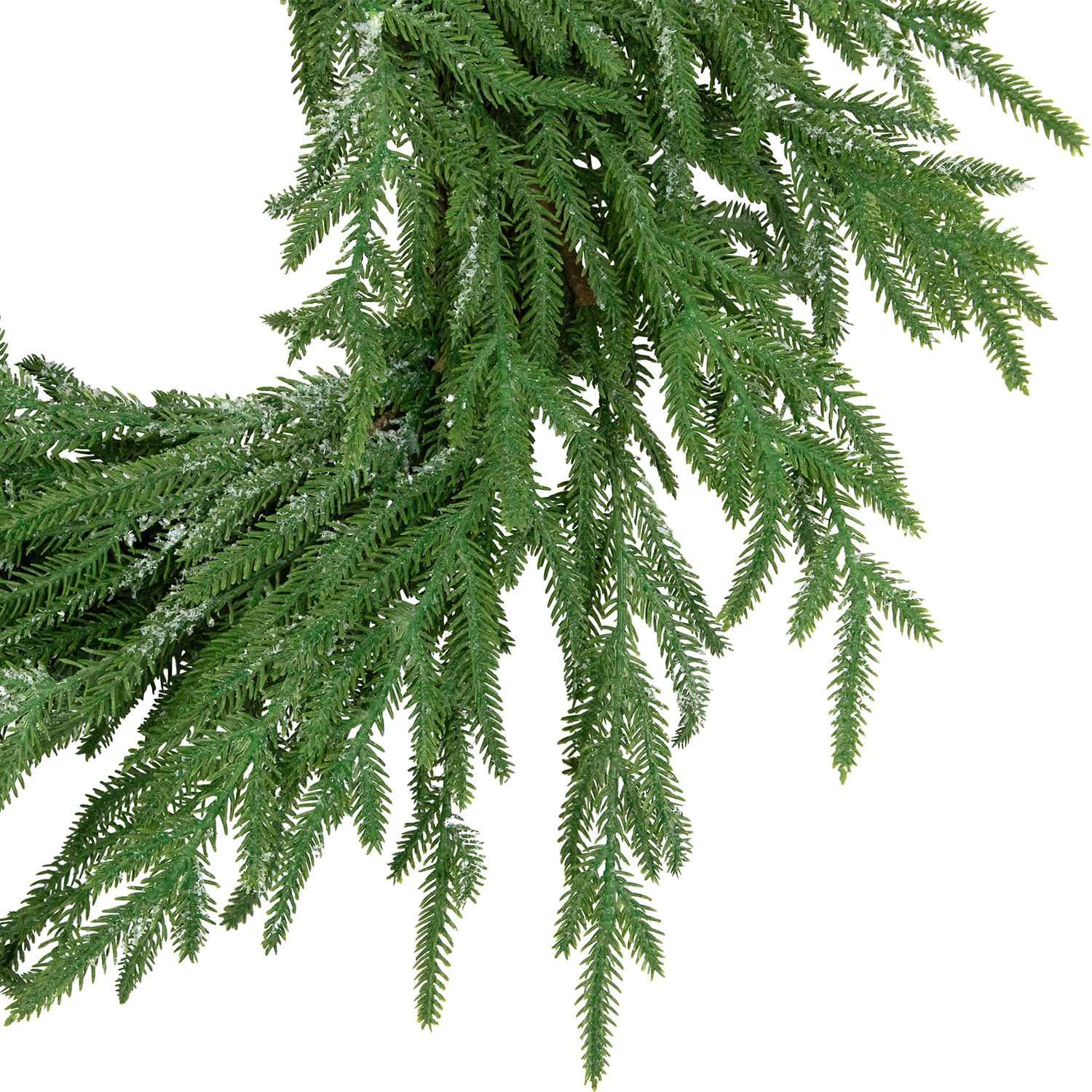 Northlight 20" Frosted Norfolk Pine Artificial Wreath