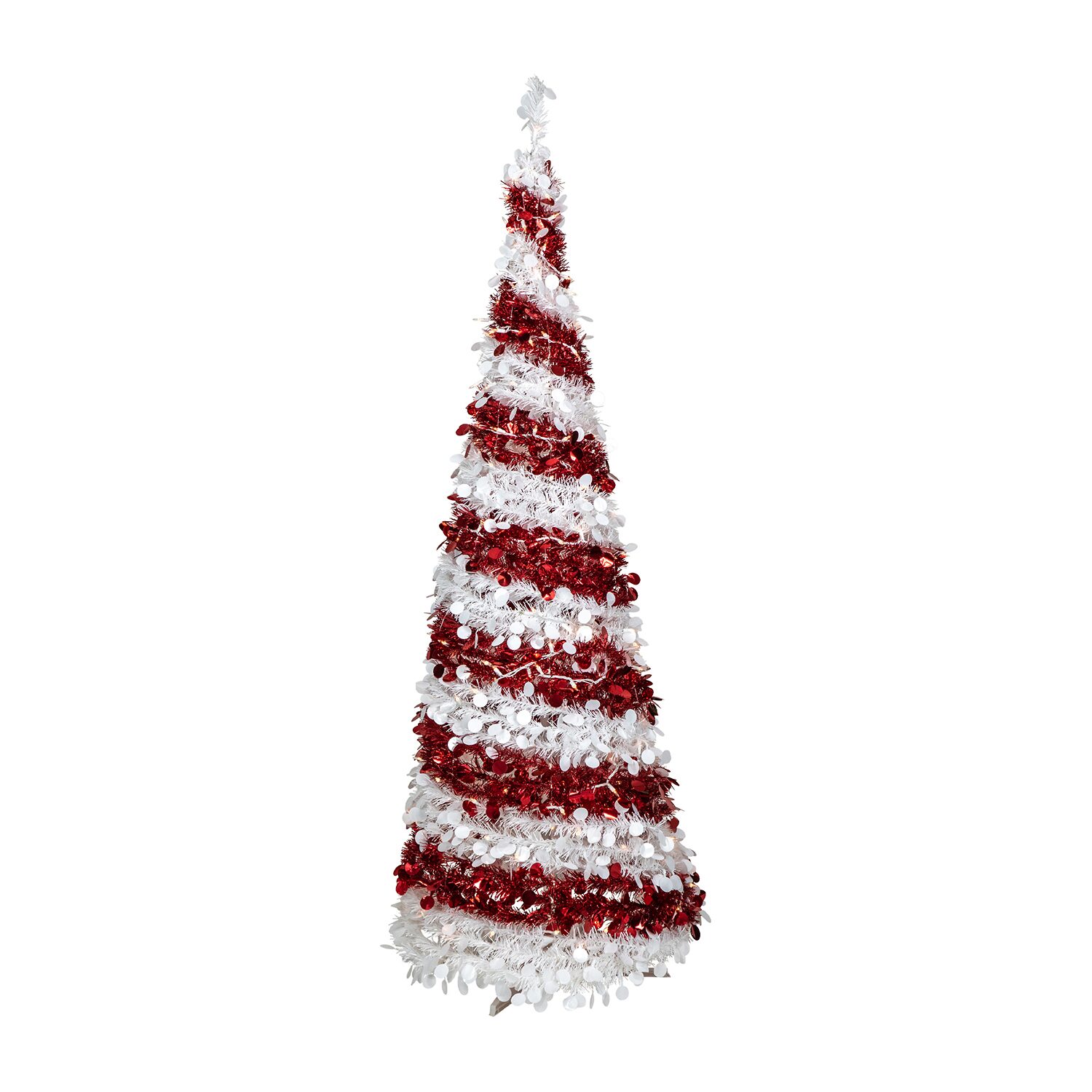 Northlight Candy Cane Pop Up Artificial Lights 6 Foot Pre-Lit Christmas Tree