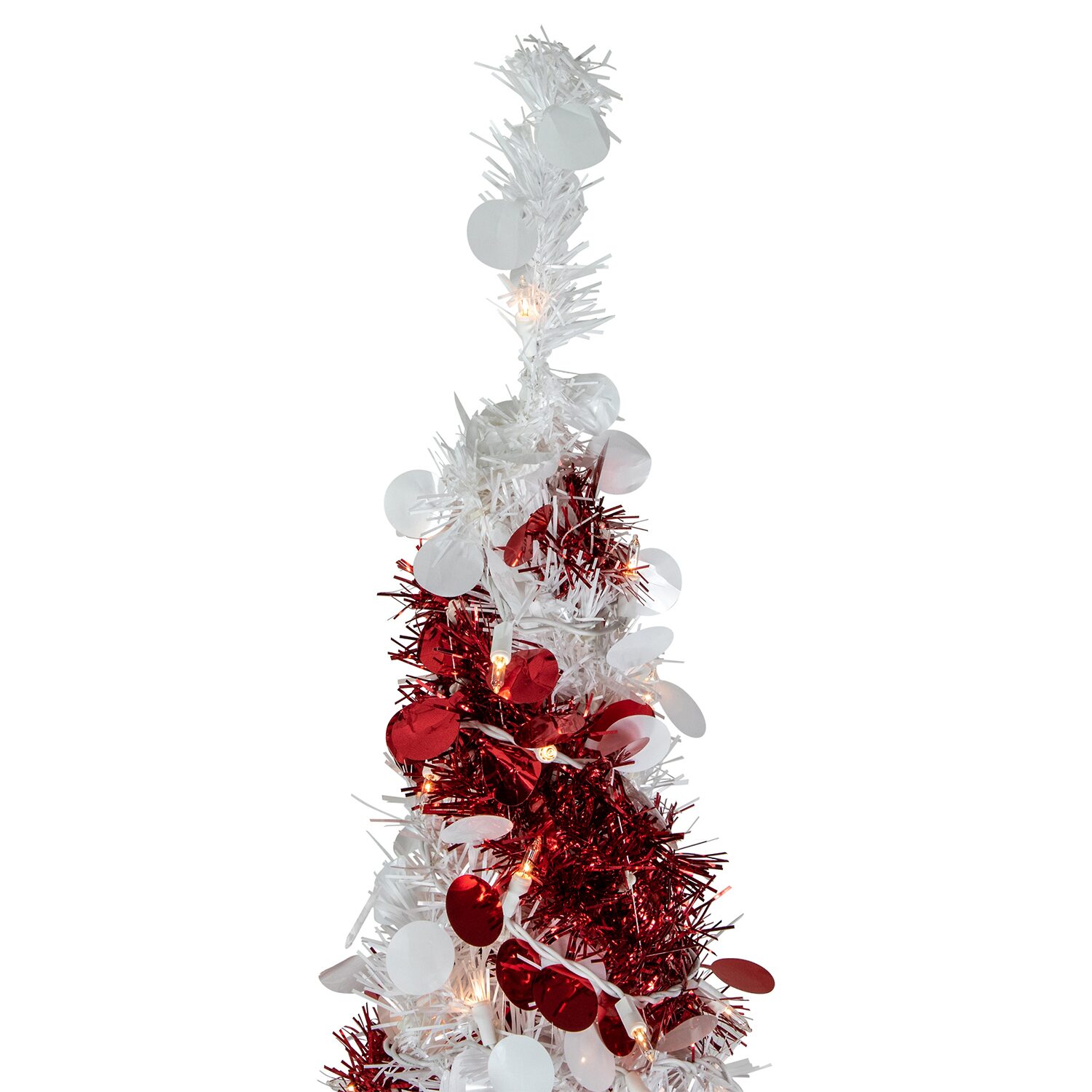 Northlight Candy Cane Pop Up Artificial Lights 6 Foot Pre-Lit Christmas Tree