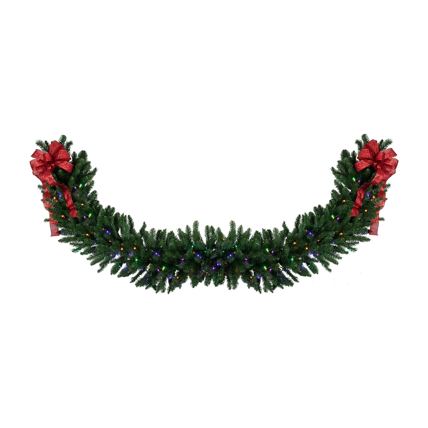 Northlight 25ft Pre Lit Buffalo Fir Lights Christmas Outdoor Garland