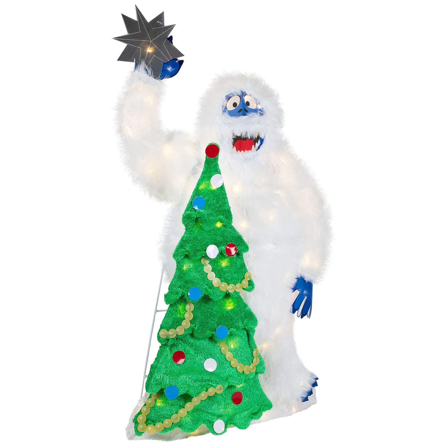 Northlight 32" Led Lighted Bumble Topping The Tree Outdoor Yard Christmas Yard Art