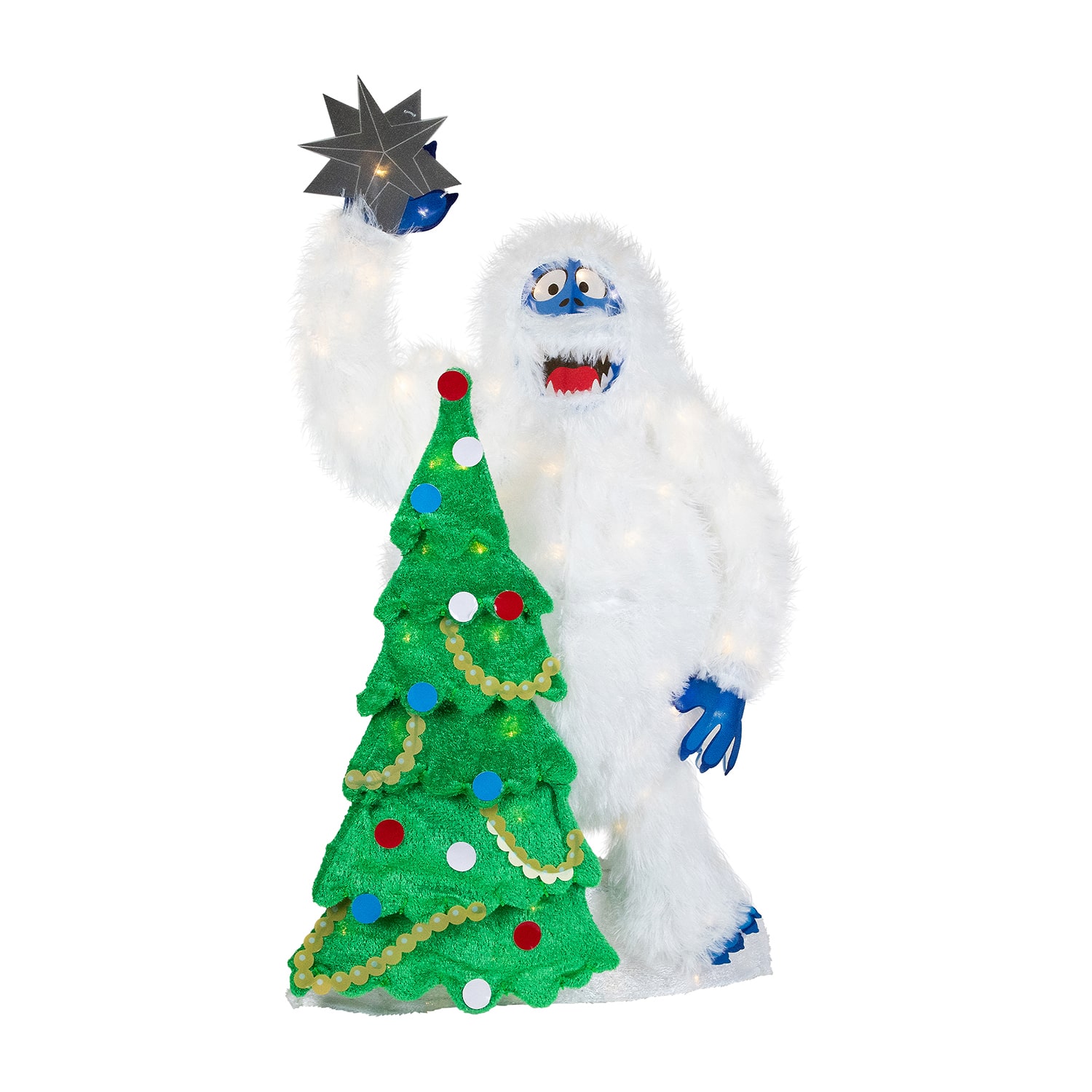 Northlight 32" Led Lighted Bumble Topping The Tree Outdoor Yard Christmas Yard Art