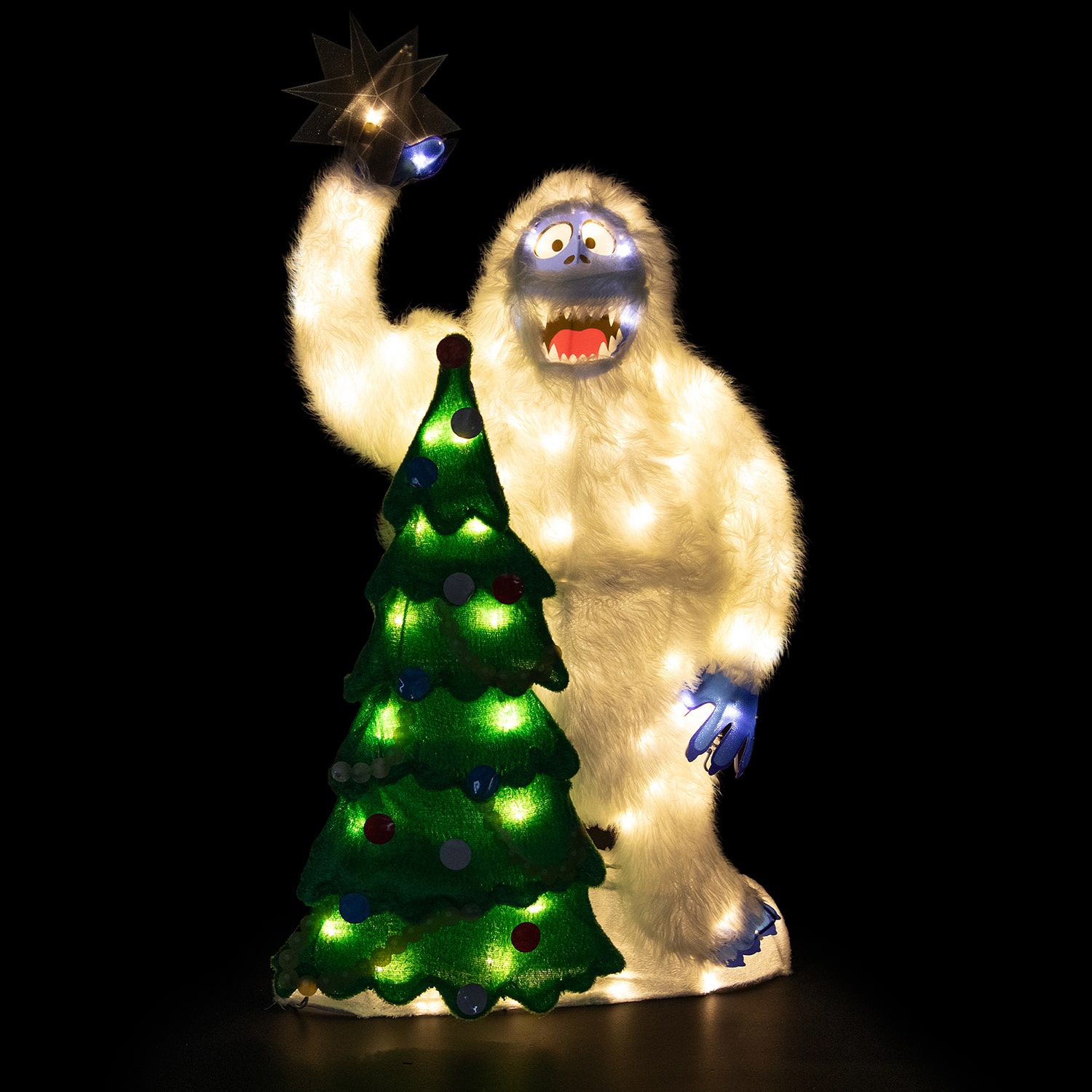 Northlight 32" Led Lighted Bumble Topping The Tree Outdoor Yard Christmas Yard Art