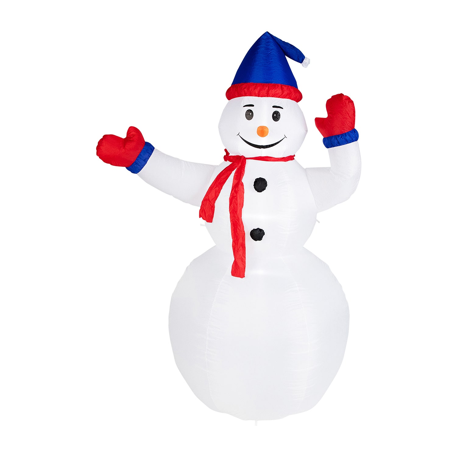 Northlight 8ft Led Lighted Inflatable Waving Snowman Outdoor Christmas Inflatable