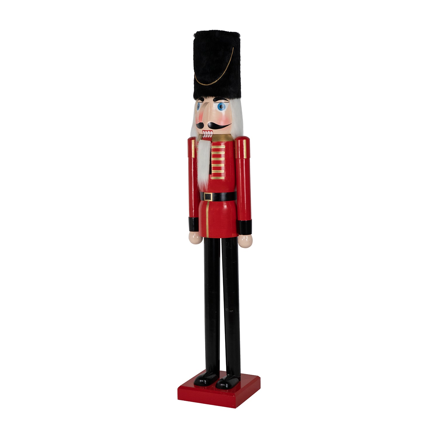 Northlight 6ft Giant Commercial Size Soldier Wood Christmas Nutcracker