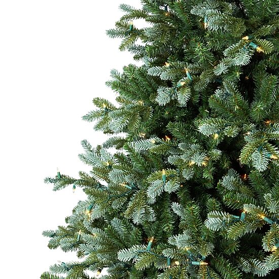 Northlight Real Touch Pre Lit Full Spruce Artificial 7 Foot Pre-Lit Spruce Christmas Tree