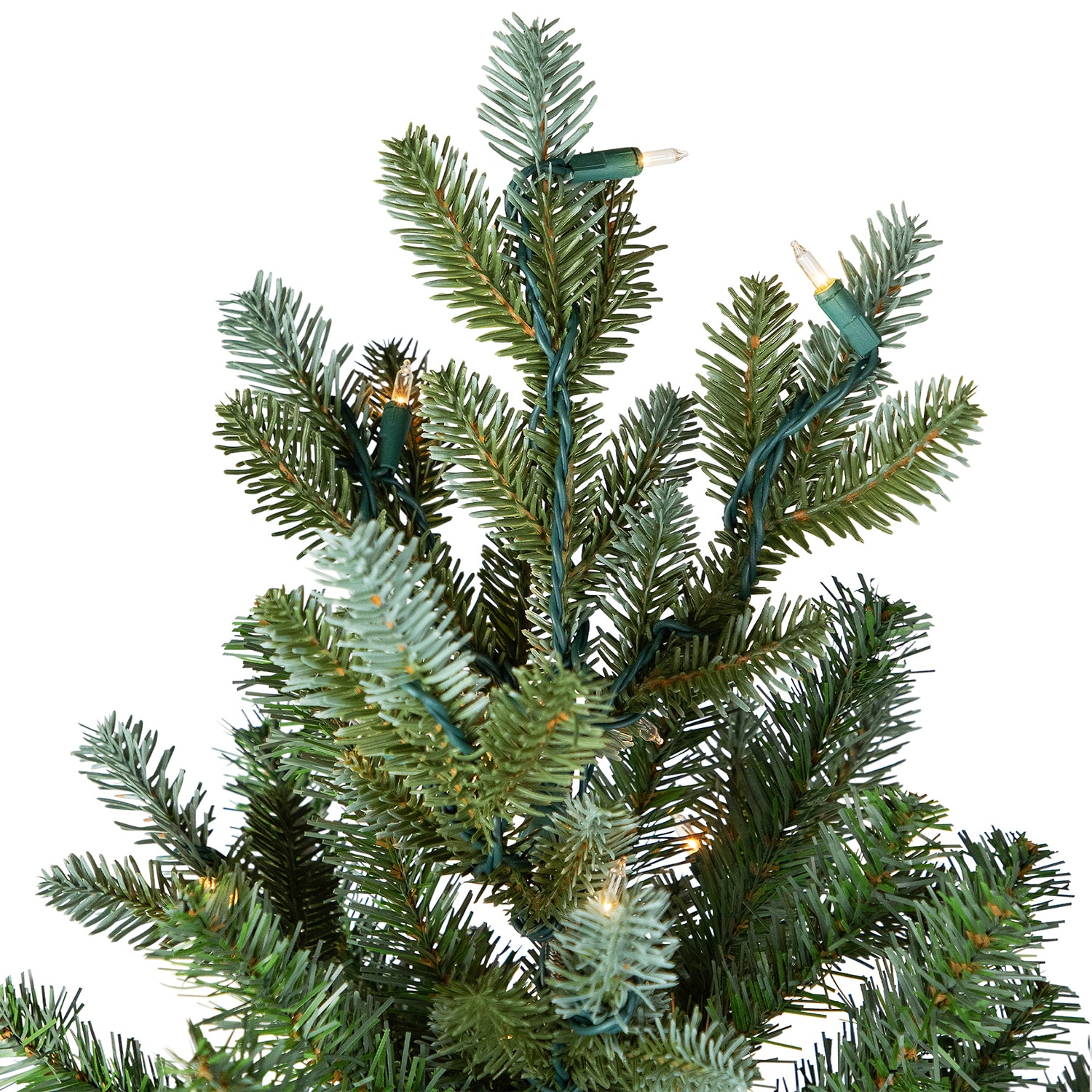Northlight Real Touch Pre Lit Full Spruce Artificial 7 Foot Pre-Lit Spruce Christmas Tree